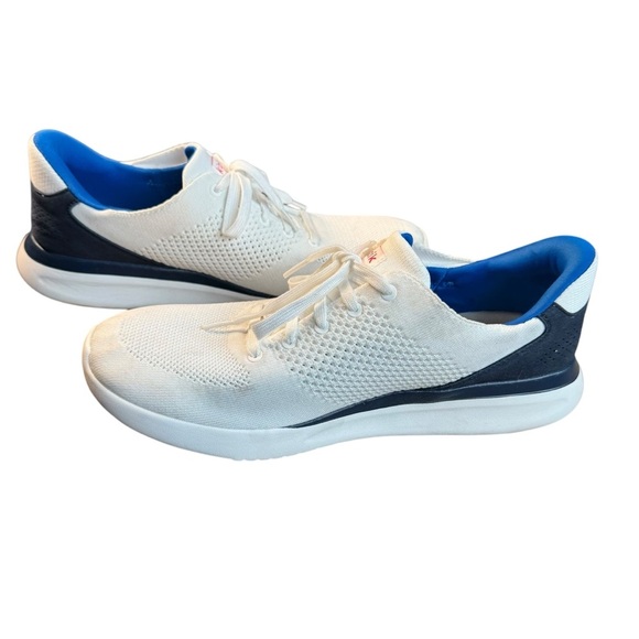 Kizik Lima Liberty Handsfree Slip On Shoes Men\'s Size 12 White Sneakers Athletic